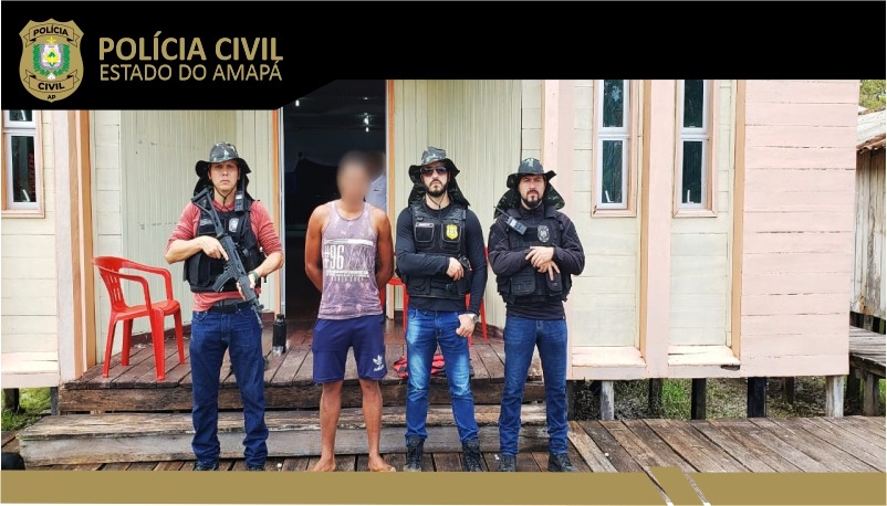 POLÍCIA CIVIL PRENDE HOMEM ACUSADO POR HOMICÍDIO E APREENDE ARMAS DURANTE A OPERAÇÃO “PARAÍSO” EM VITÓRIA DO JARI